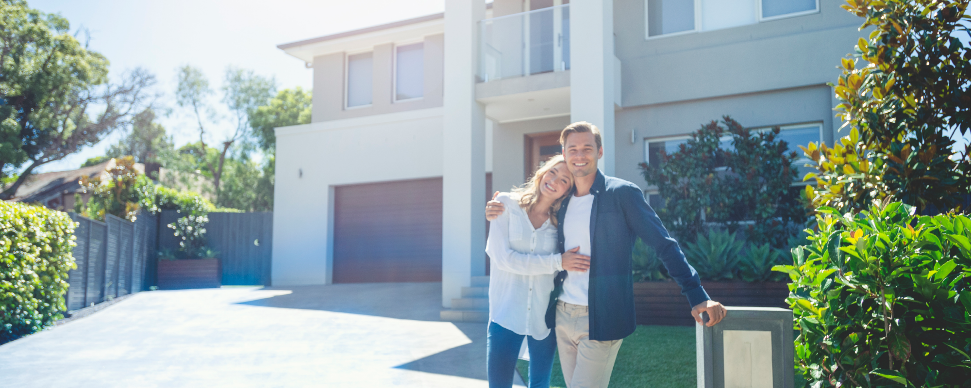 young couple buy their first home